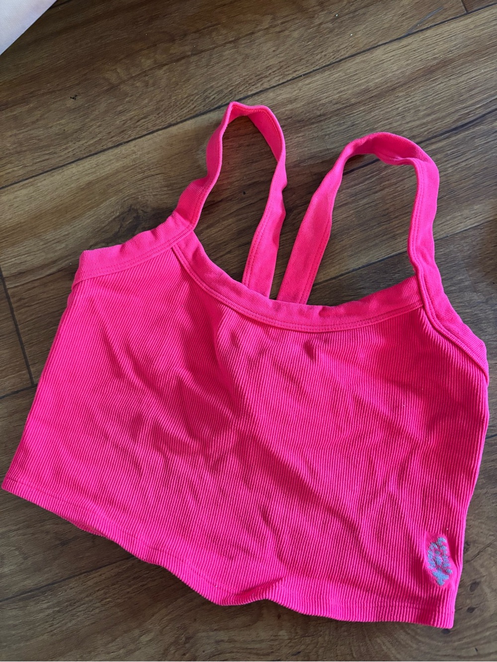 FP Movement by Free People Hot Pink Ribbed Tank